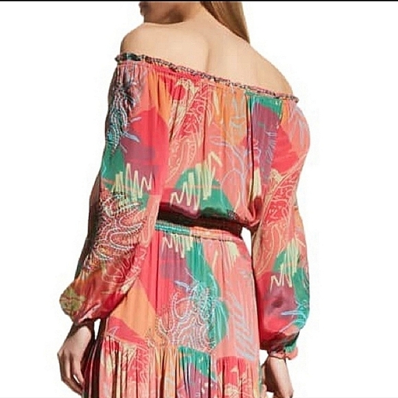 TAJ BY SABRINA CRIPPA-Anastasia off the shoulder embroidered top NWT-Siz… - Picture 3 of 17